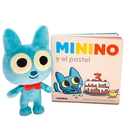 pack Minino y el pastel + peluche